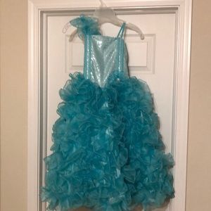 Girls pageant dress